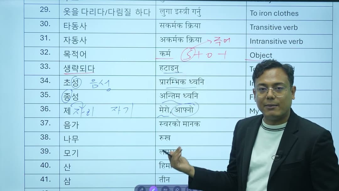 Korean Language Class